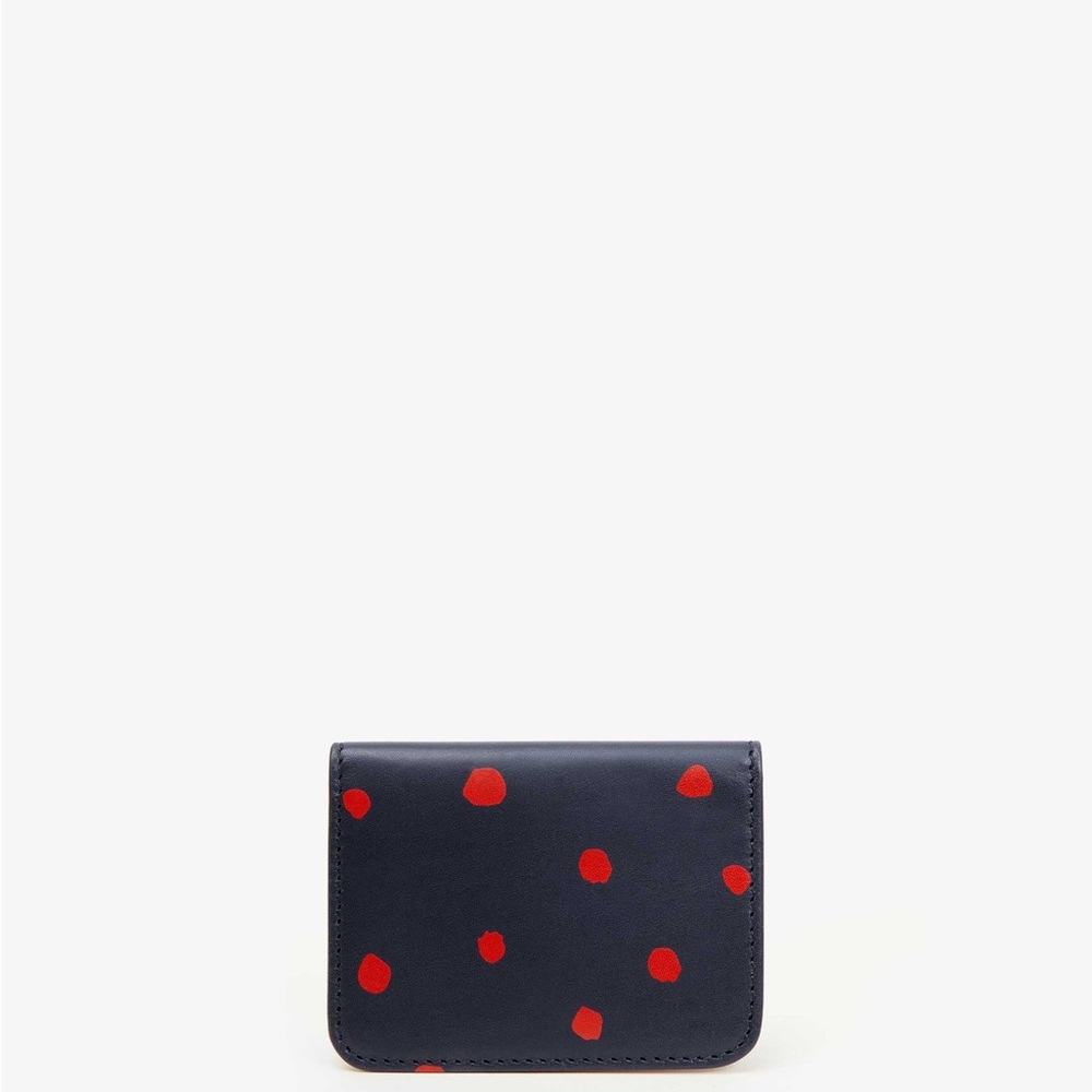 Clare V Card Case
Navy w/ Mini Dots